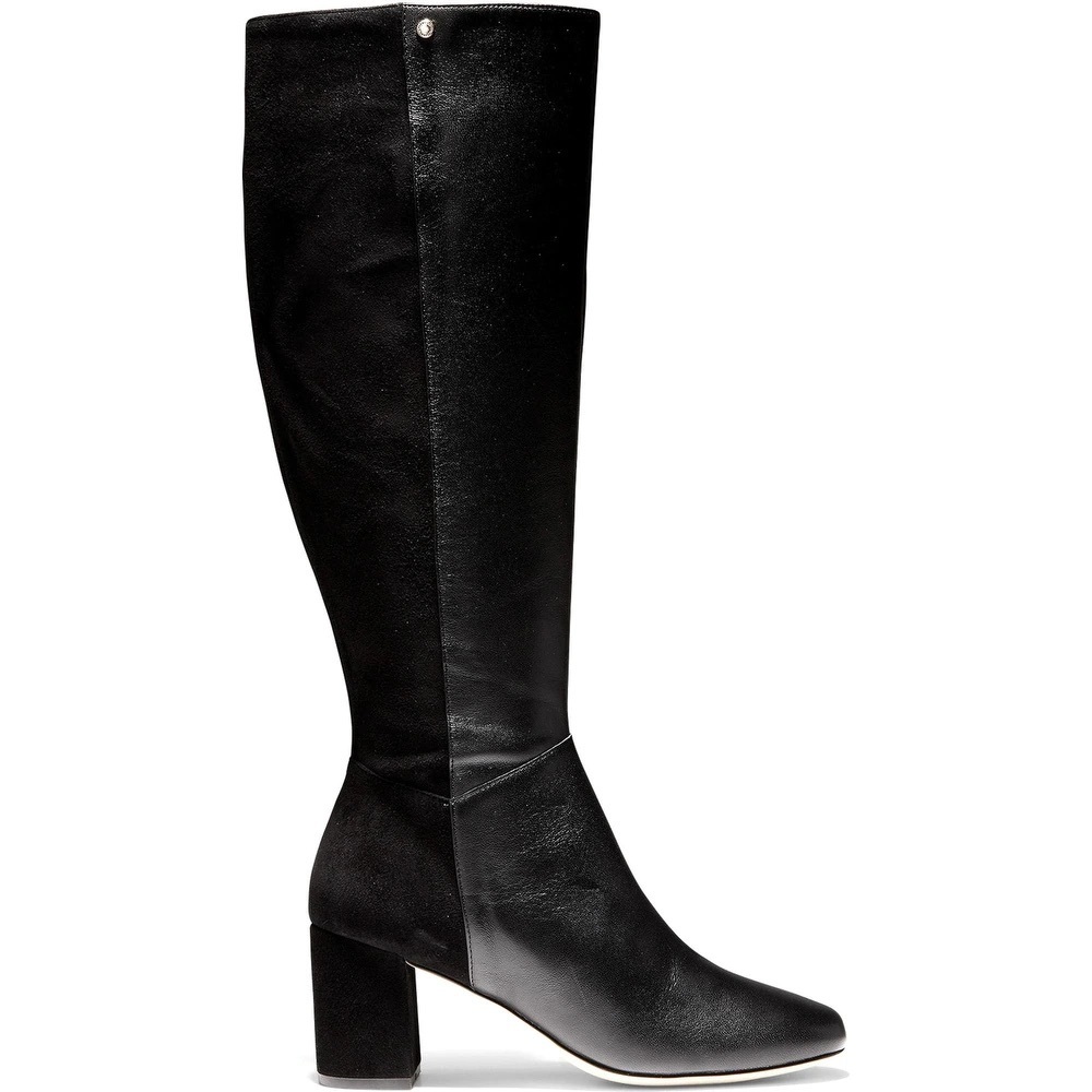 Cole Hann Black Leather & Suede Boots